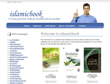 Tablet Screenshot of islamicbook.ws